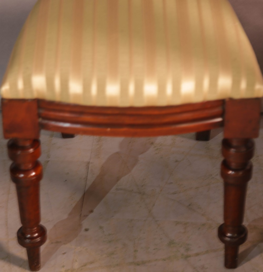 A Set of 12 victorian Mahogany Balloon Back Dining Chairs View VII