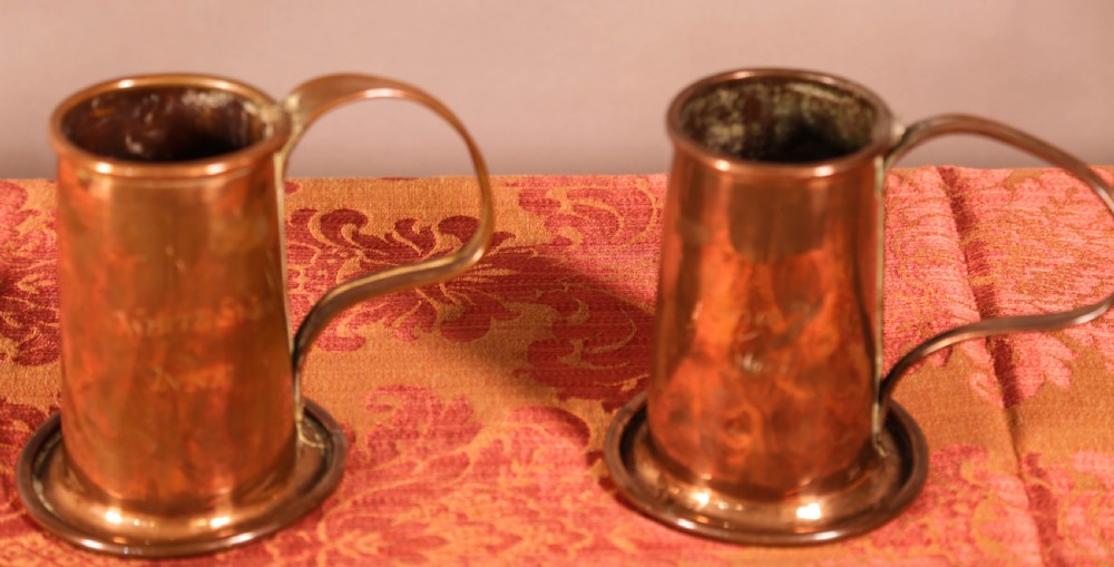 A Pair of Arts and Crafts pub measures