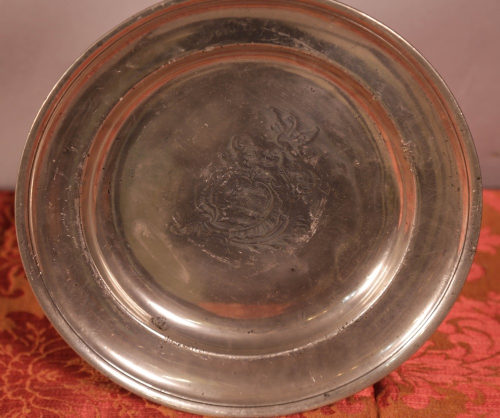 A Pewter Plate c 18th c