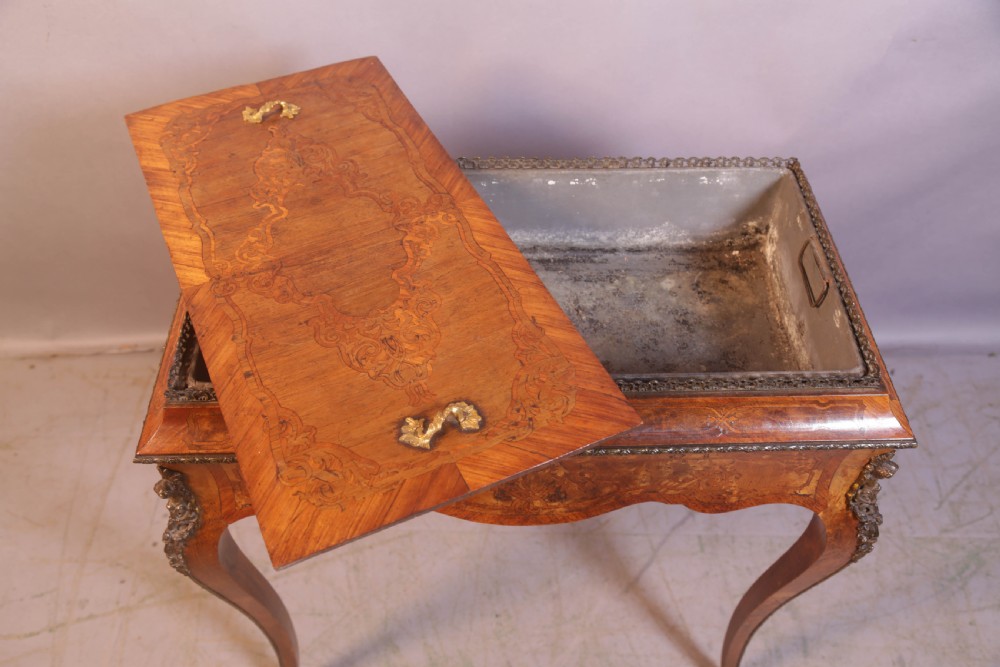 A Victorian Burr Walnut Cellorette View II