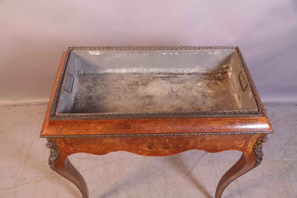 A Victorian Burr Walnut Cellorette View III