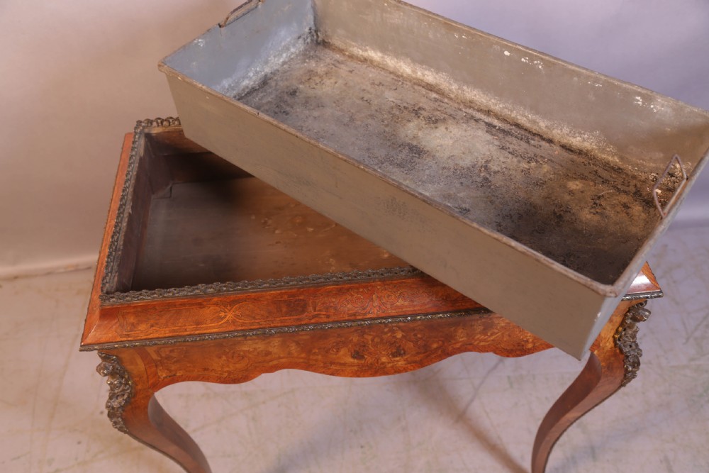 A Victorian Burr Walnut Cellorette View IV