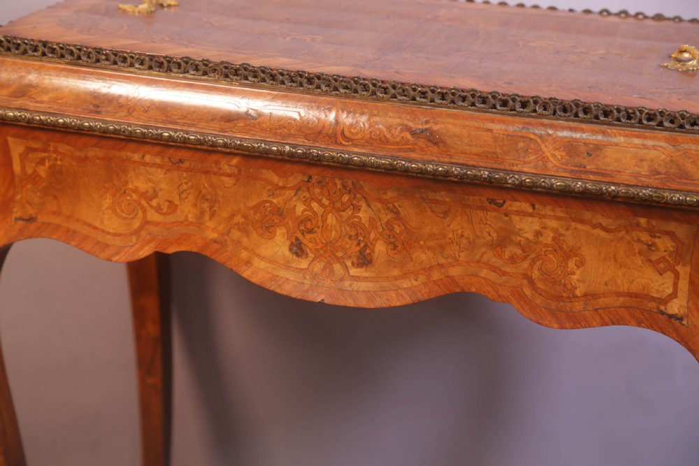 A Victorian Burr Walnut Cellorette View IX