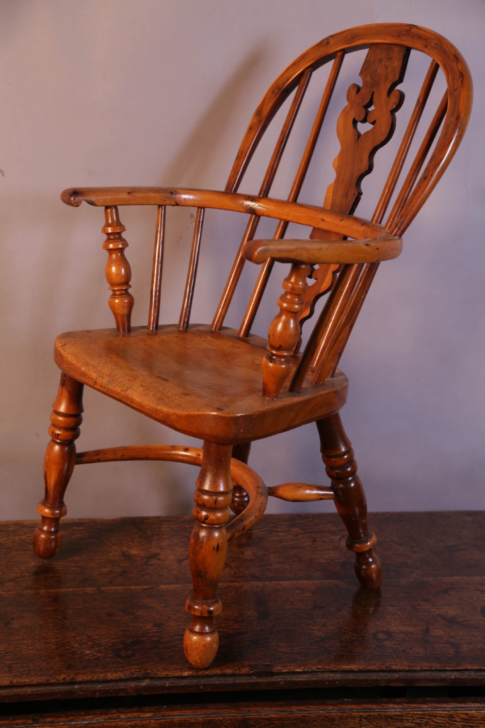 A Childs Yew Wood Windsor chair View IV