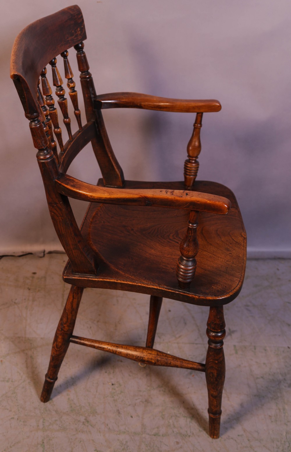An unusual Ash and Elm Windsor Chair View II