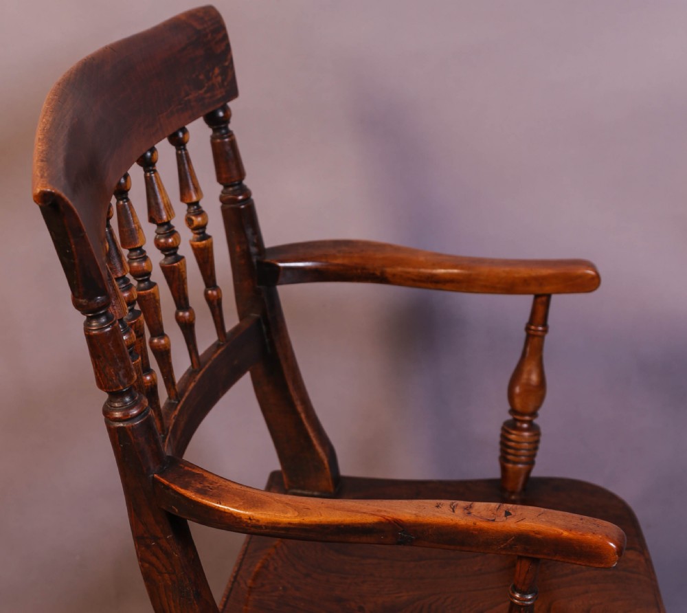 An unusual Ash and Elm Windsor Chair View III
