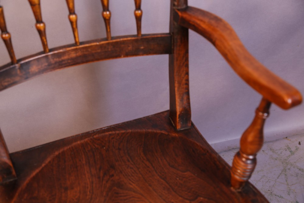 An unusual Ash and Elm Windsor Chair View IX