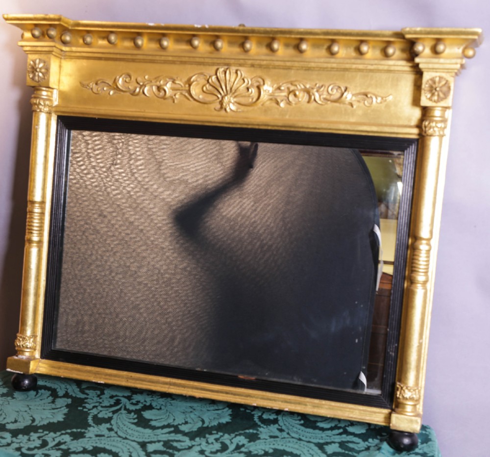 A Regency period Over Mantle mirror