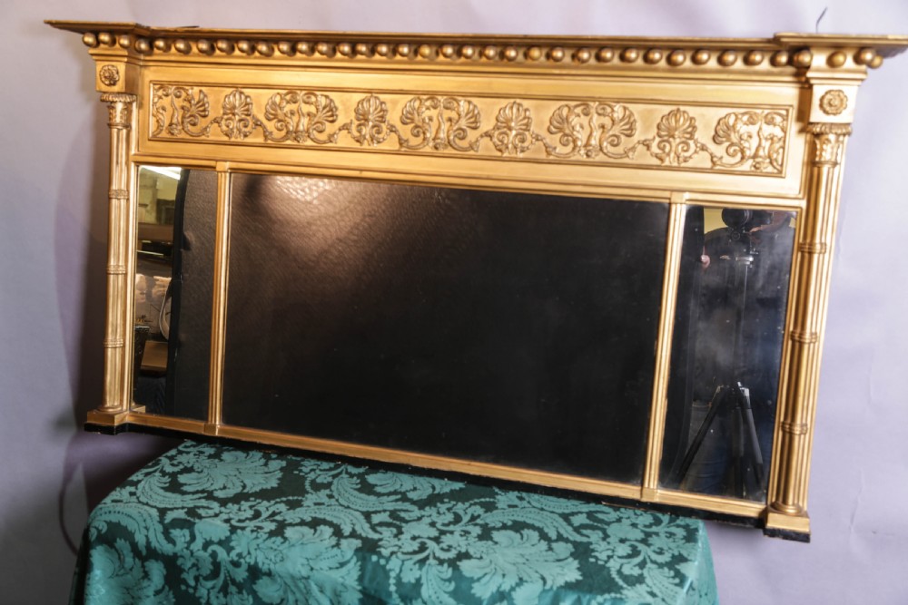 A Regency Period Over Mantle Mirror