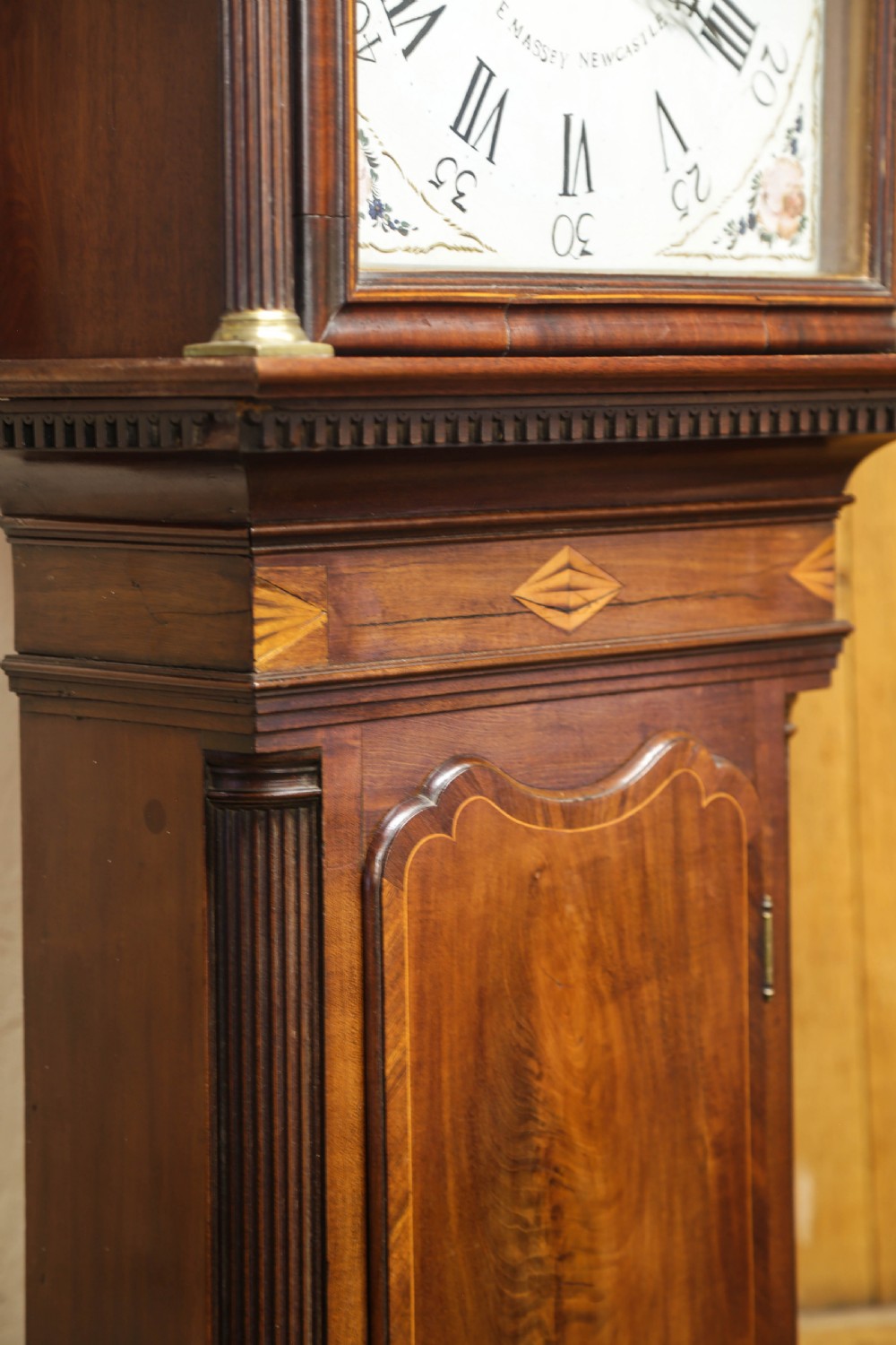 a Longcase clock by F Massry Newcastle View IX