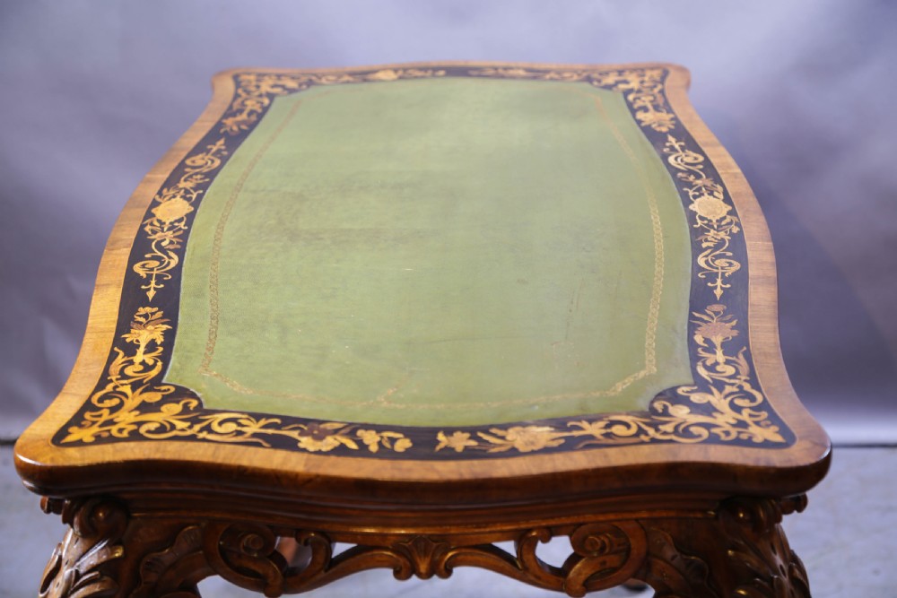 A Super Quality Victorian desk inlaid View VII