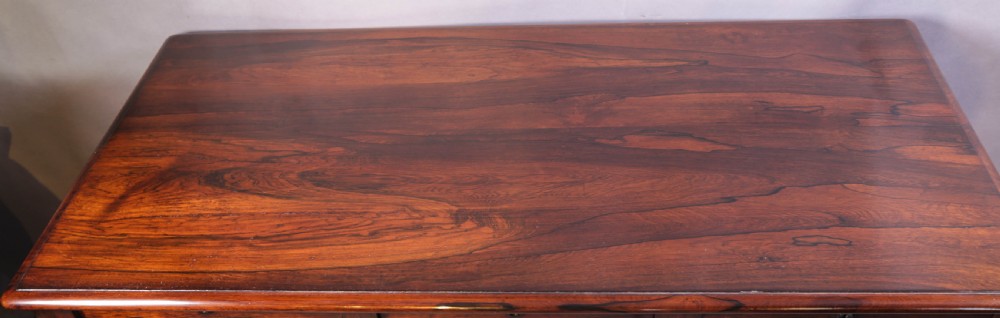 A Super quality Library table in Rosewood 3 drawers View IV