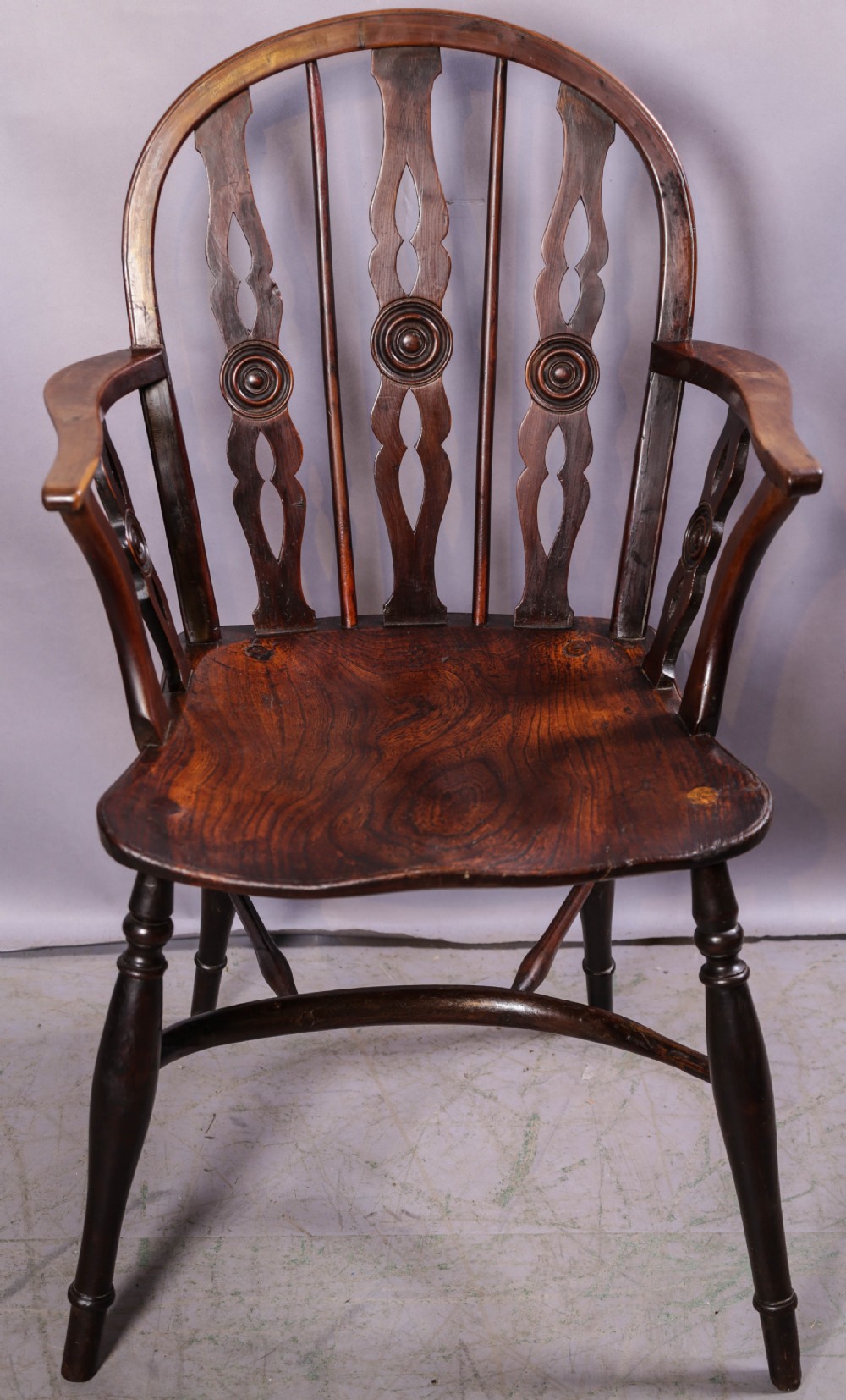 A Rare Thames Valley Windsor Chair in Yew wood