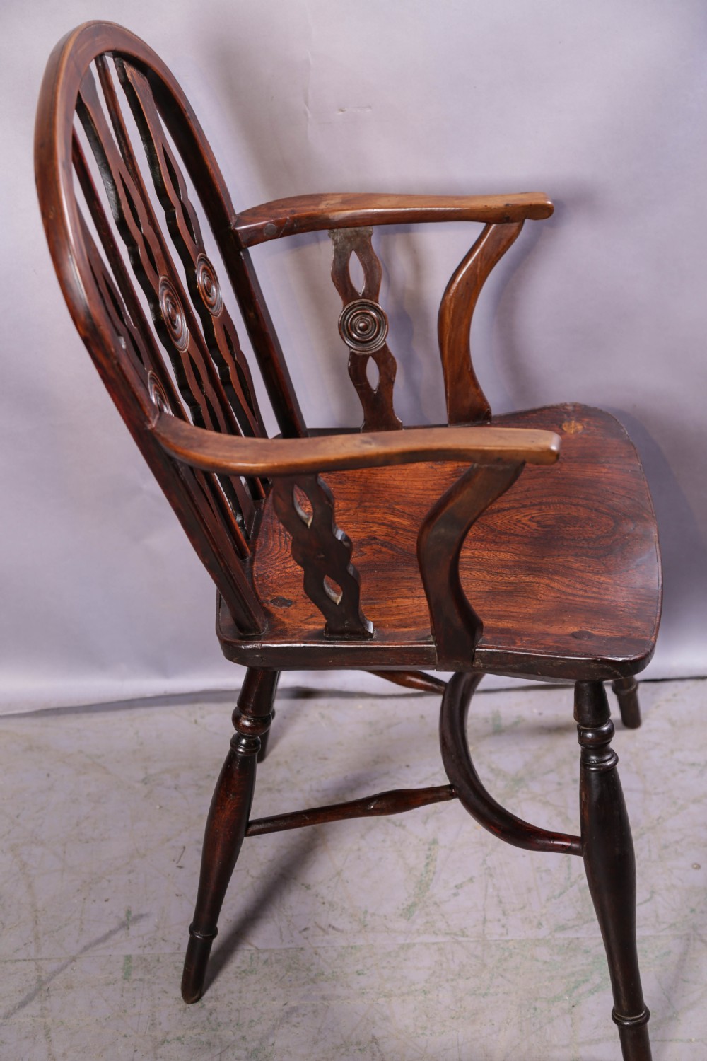 A Rare Thames Valley Windsor Chair in Yew wood View II