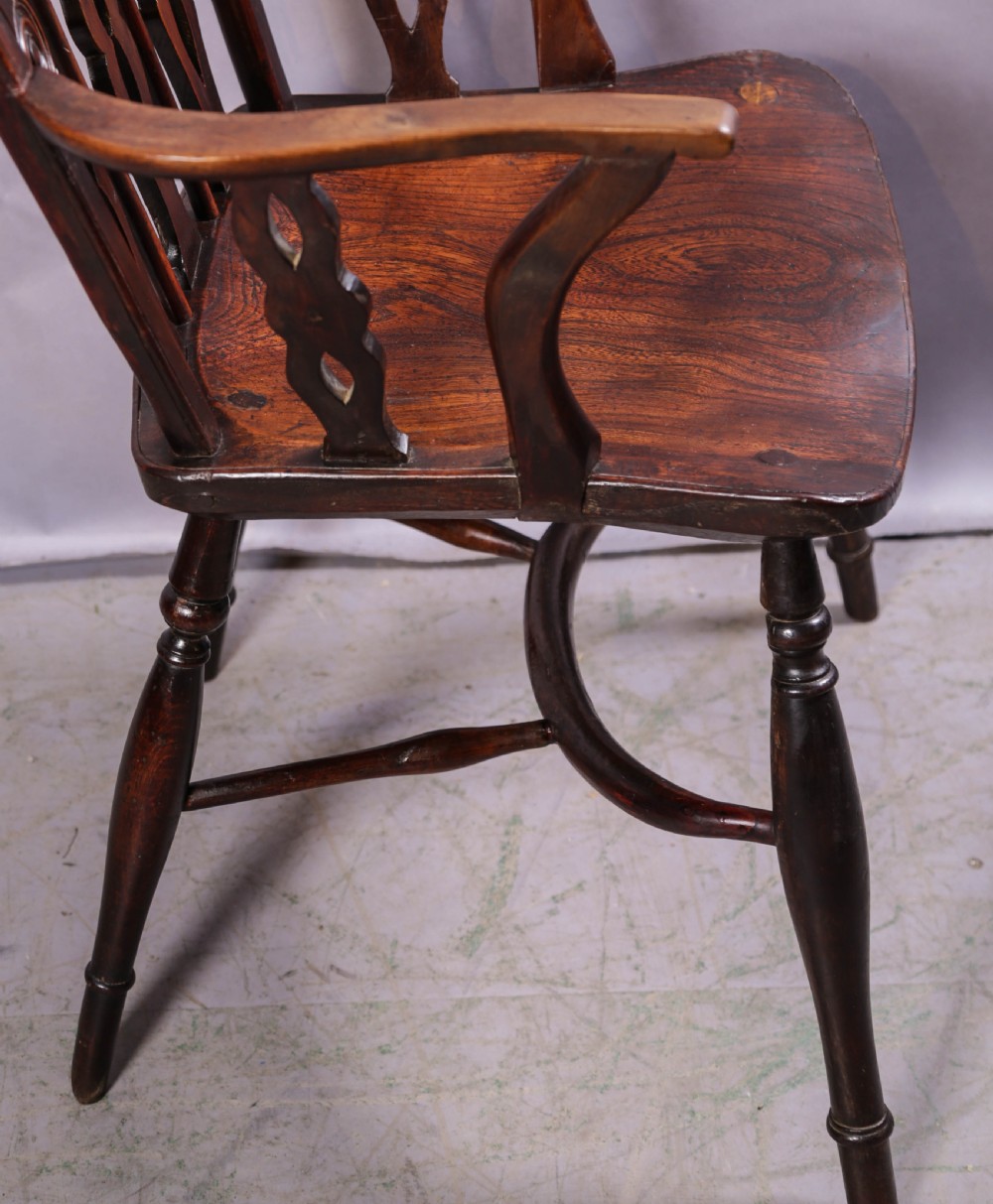 A Rare Thames Valley Windsor Chair in Yew wood View III
