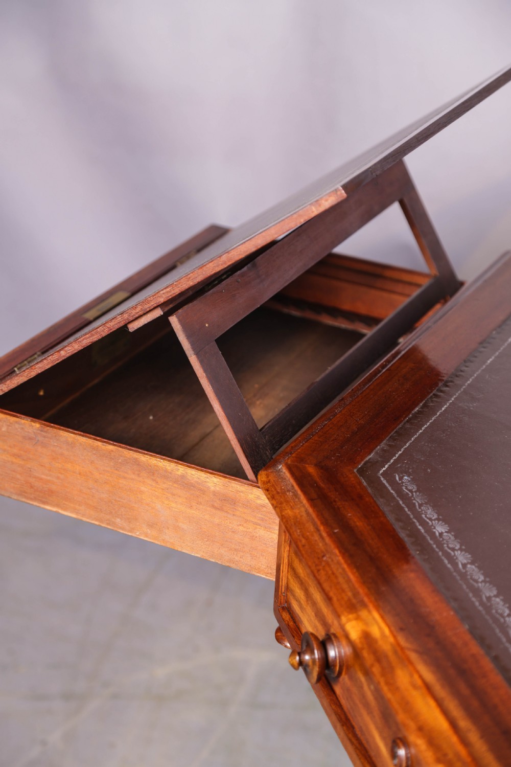 A Rare Victorian Mahogany Rent Table  View XII