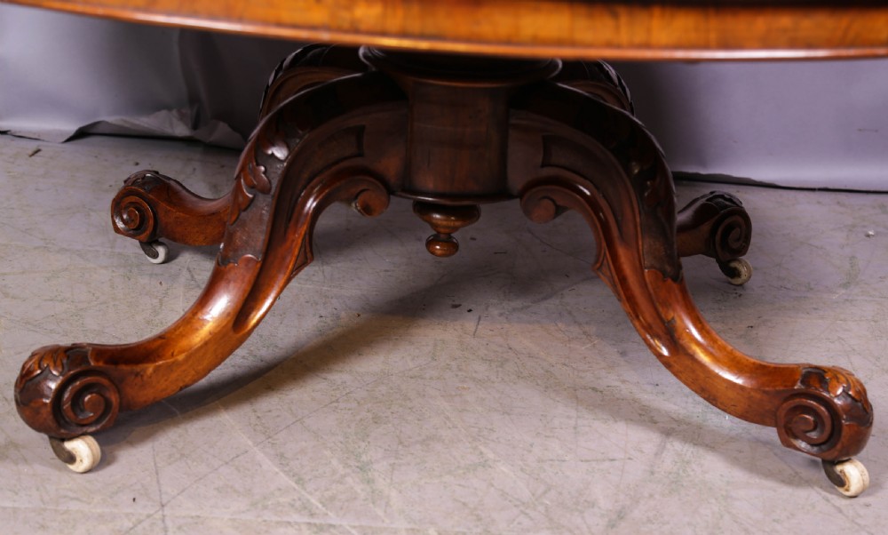 A Victorian Coffee Table in Burr Walnut View II