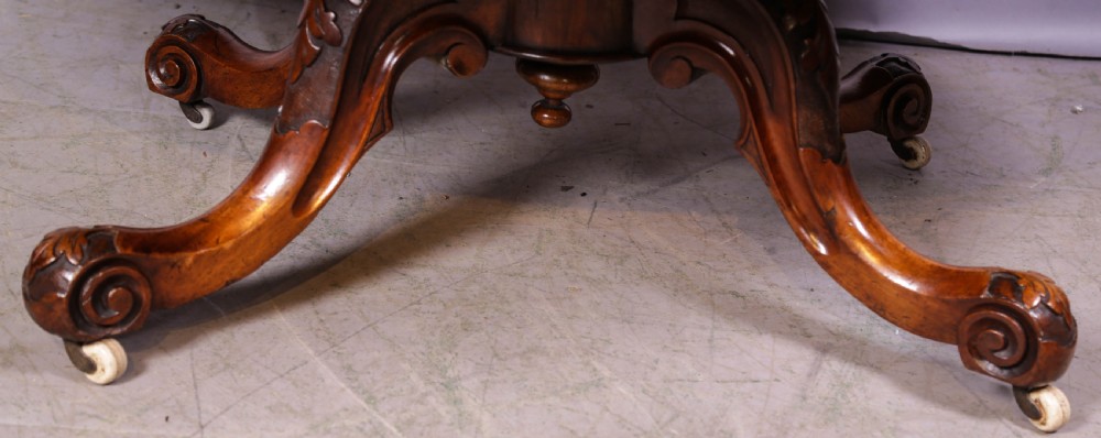 A Victorian Coffee Table in Burr Walnut View III