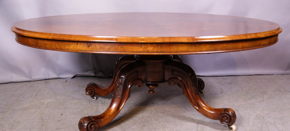 A Victorian Coffee Table in Burr Walnut View IV