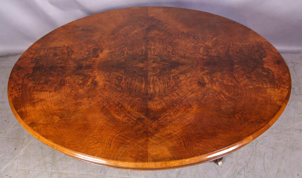 A Victorian Coffee Table in Burr Walnut View V