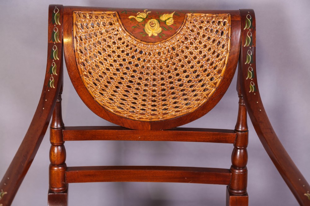 A Superb pair of painted armchairs View VII