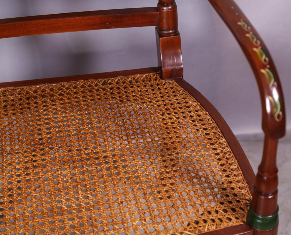 A Superb pair of painted armchairs View VIII