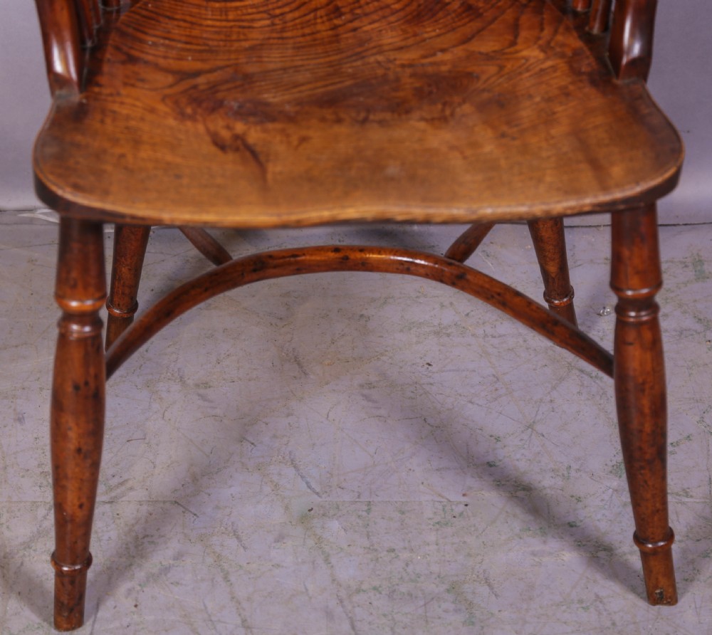 A Yew wood Windsor Chair William Wheatland  View III
