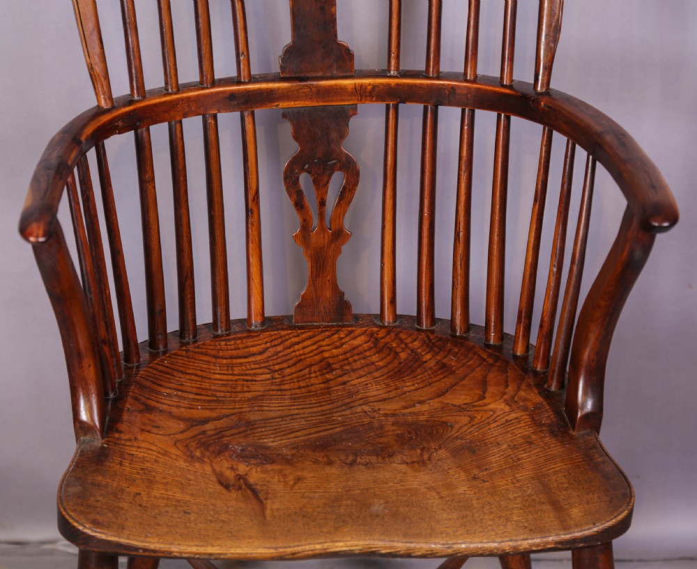 A Yew wood Windsor Chair William Wheatland  View IV