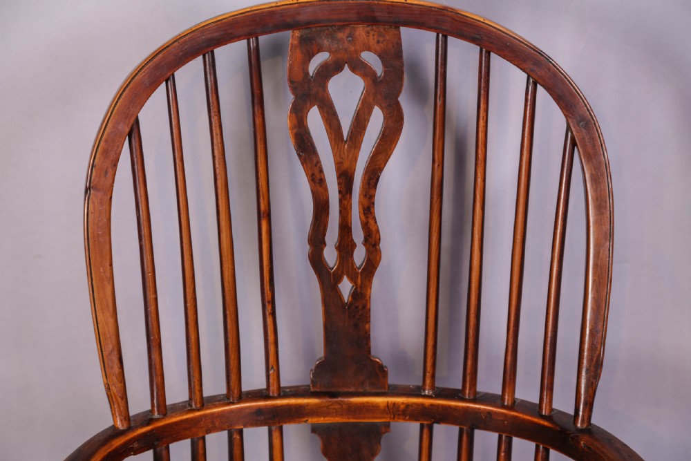 A Yew wood Windsor Chair William Wheatland  View V