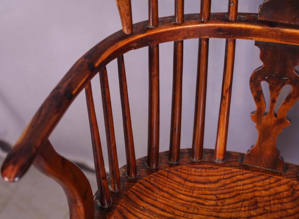 A Yew wood Windsor Chair William Wheatland  View VI
