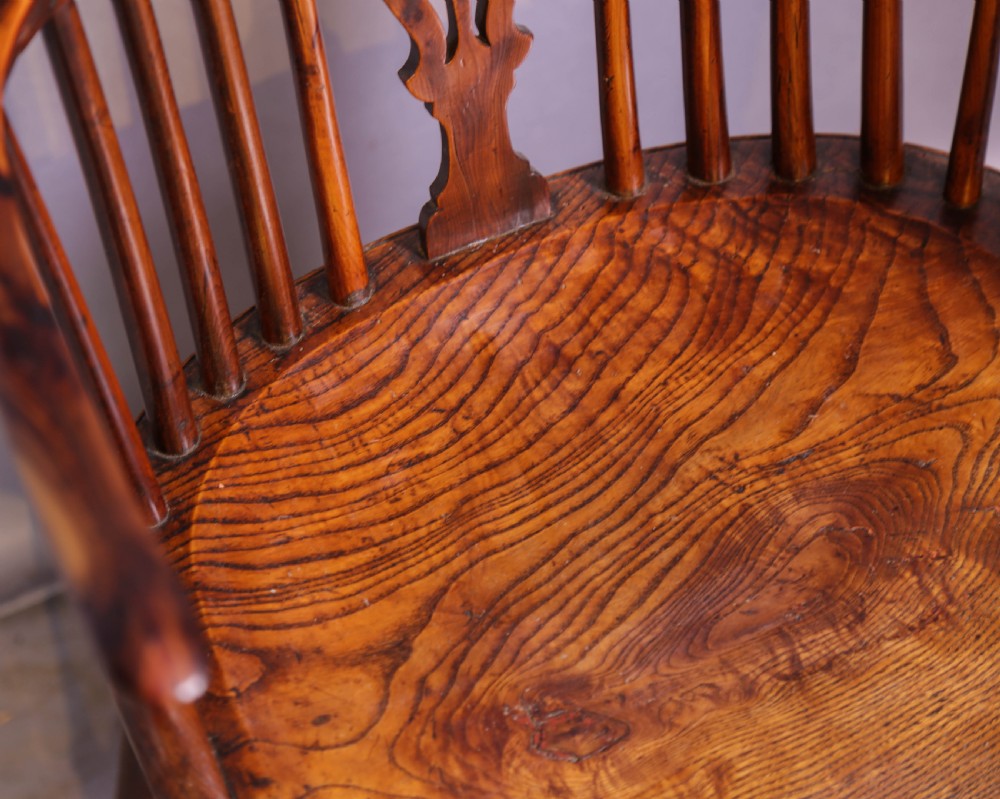 A Yew wood Windsor Chair William Wheatland  View VIII