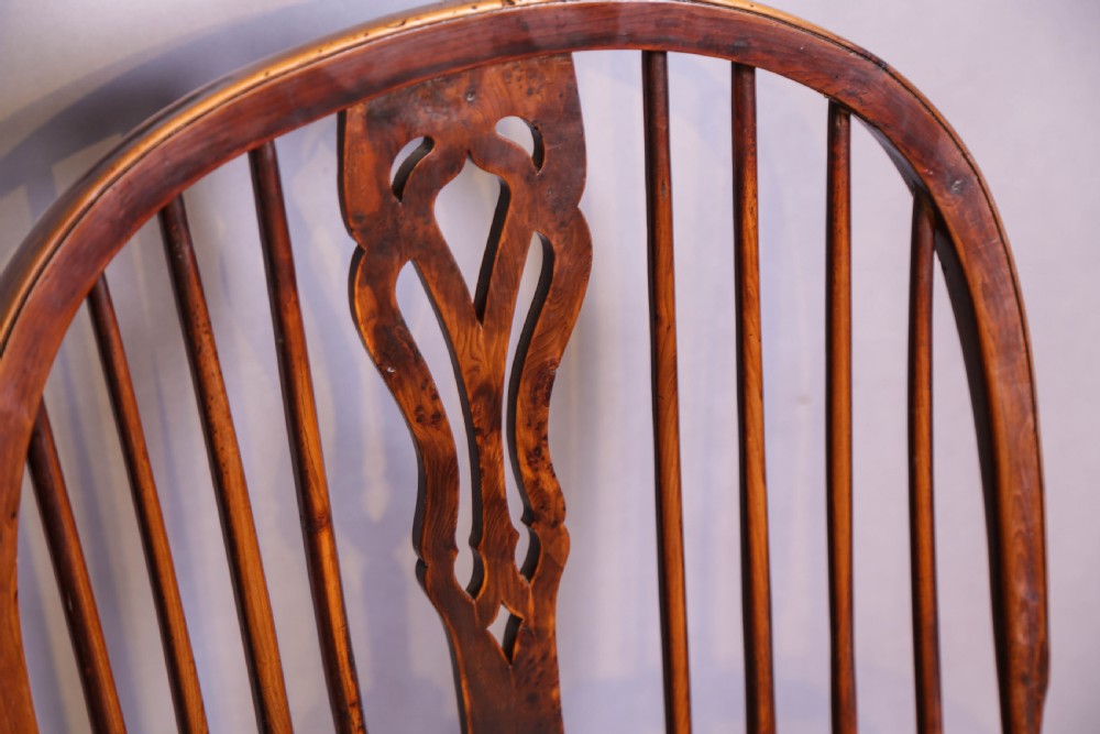 A Yew wood Windsor Chair William Wheatland  View IX