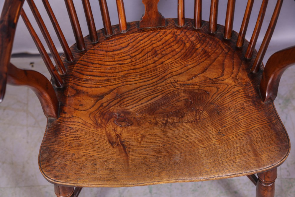 A Yew wood Windsor Chair William Wheatland  View X