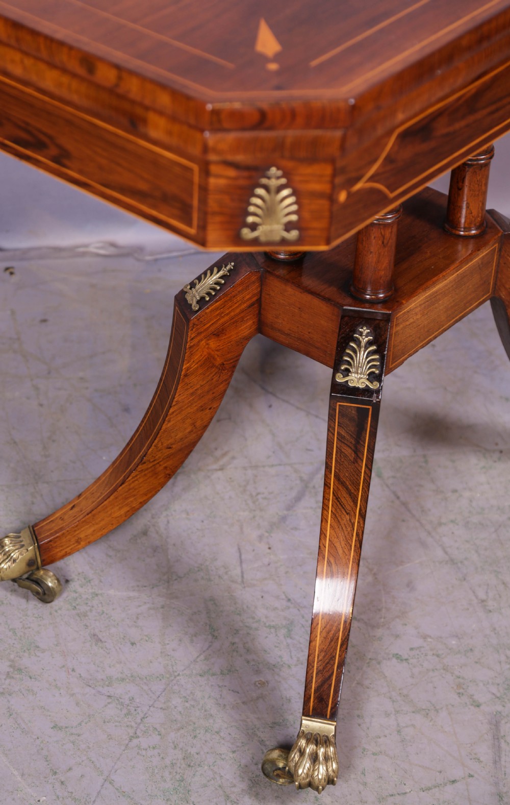 A Regency Period Card Table in Rosewood View VIII