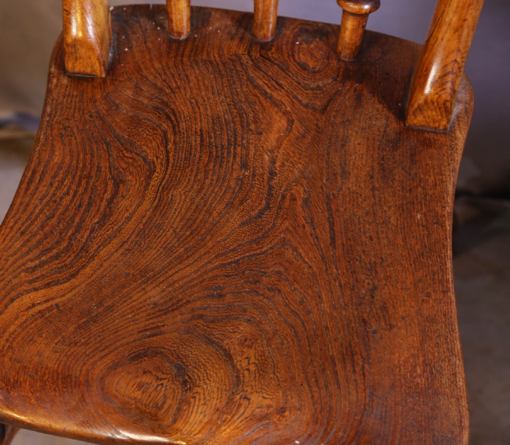A Good near set of 4 Worksop made Kitchen Chairs rare model View IV