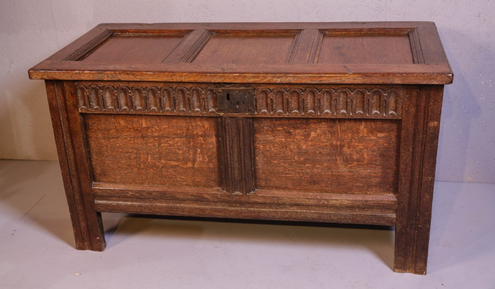 A 17th Century Oak Coffer nice condition