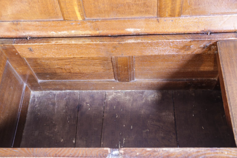 A 17th Century Oak Coffer nice condition View VI
