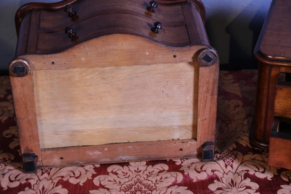 A pair of tiny Chest of drawers View IV
