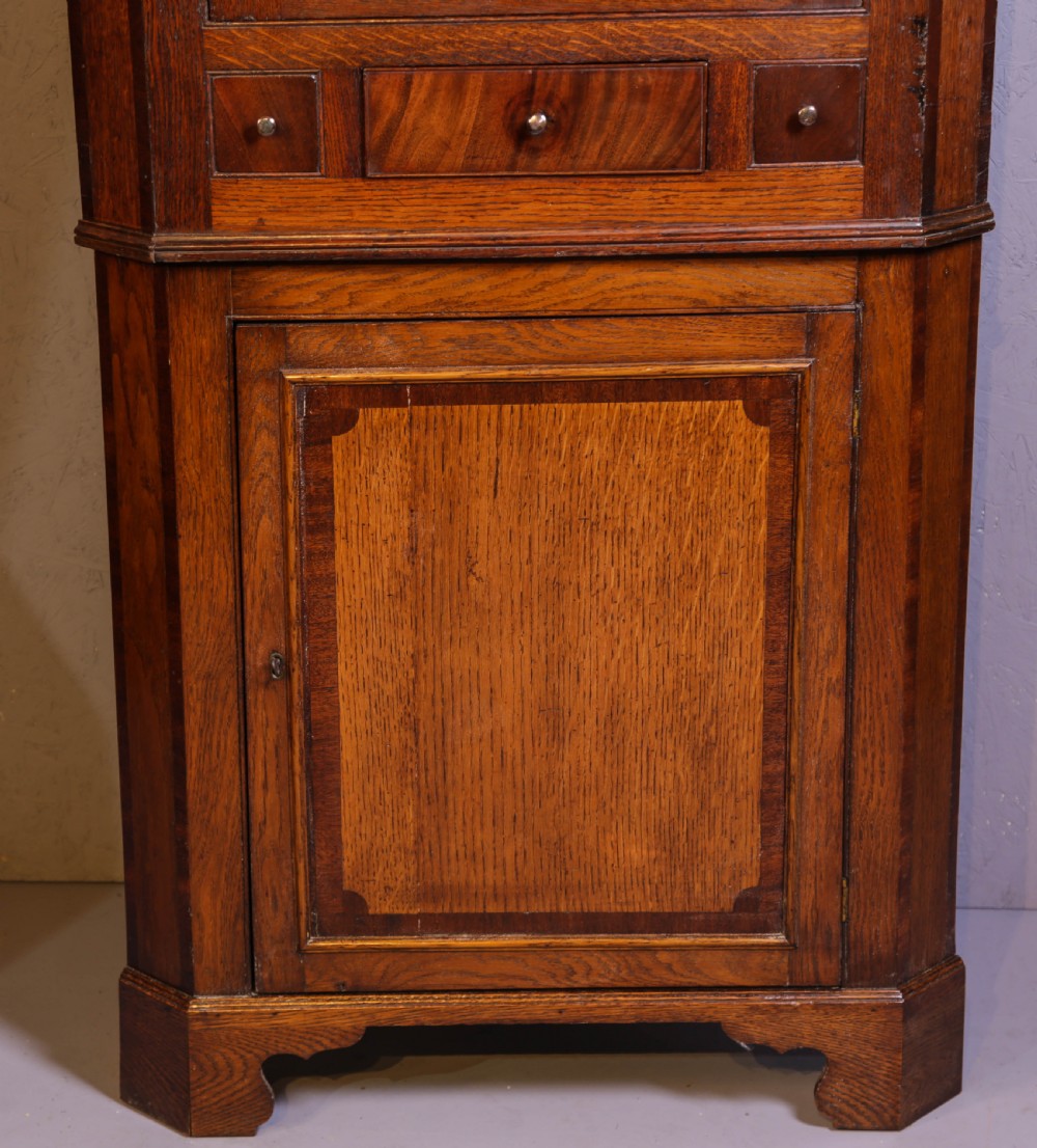 A Full Height 2 stage corner cupboard Geogian View VII