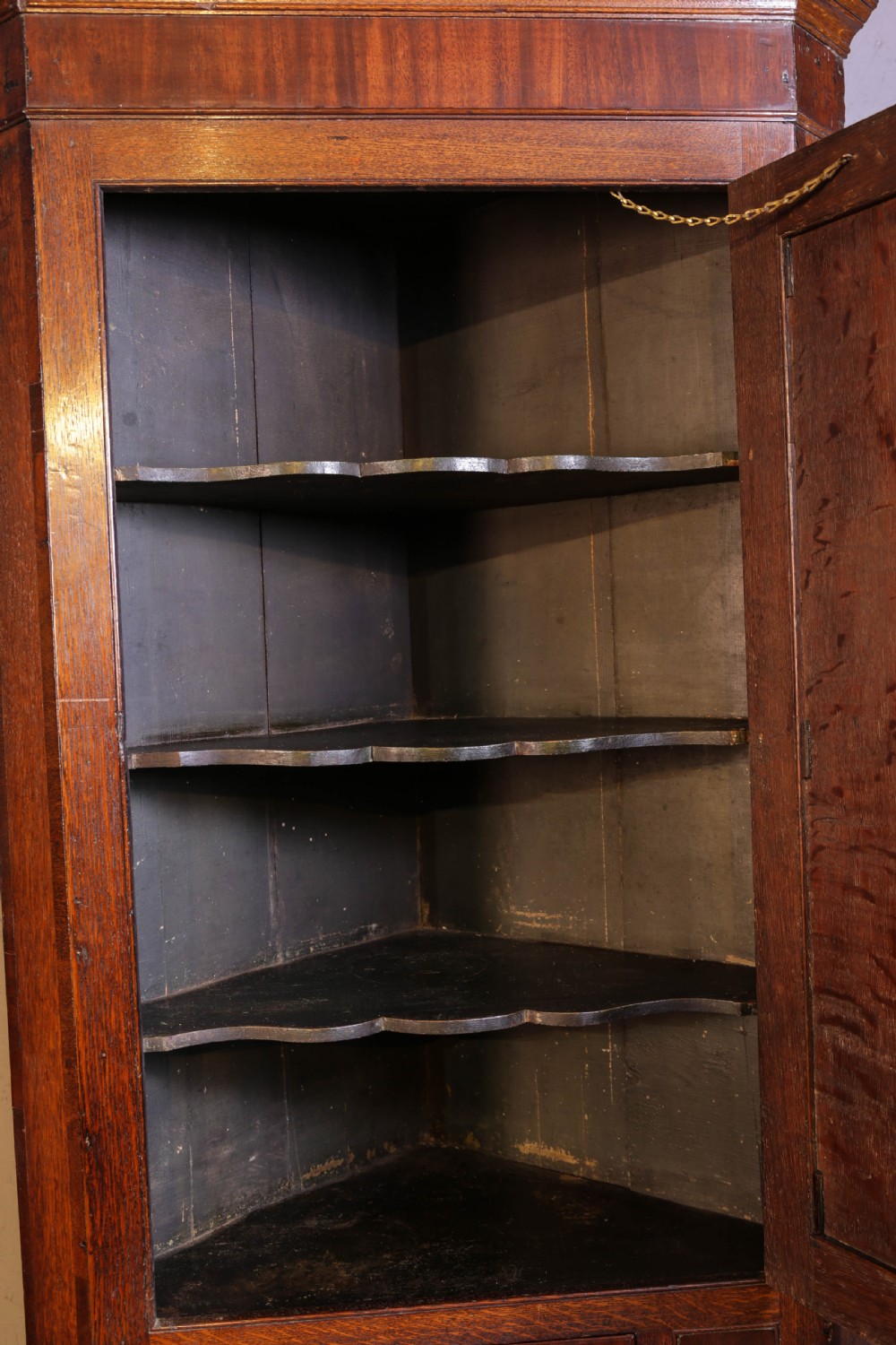 A Full Height 2 stage corner cupboard Geogian View X