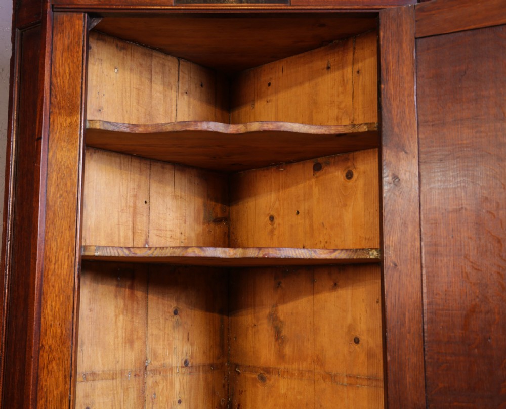 A Full Height 2 stage corner cupboard Geogian View XII