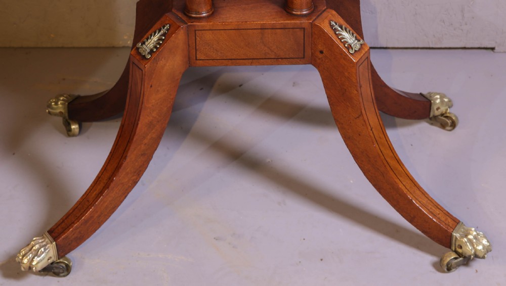 A Regency Period Games Table in Mahogany View VII
