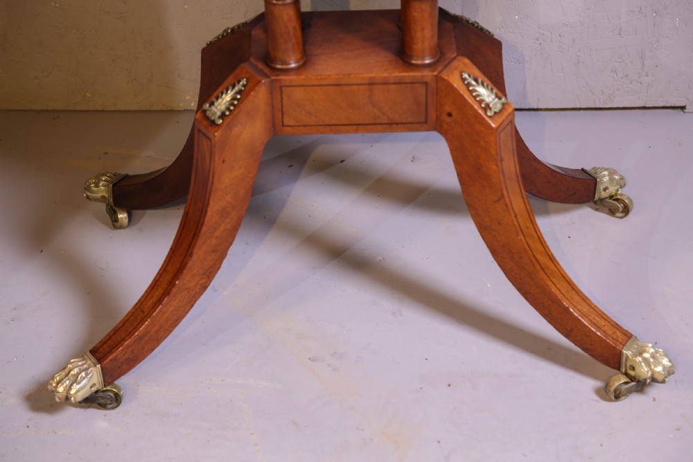 A Regency Period Games Table in Mahogany View IX