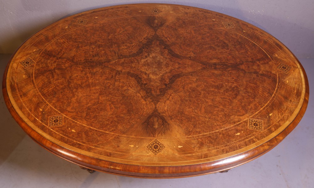 A burr Walnut Coffee Table 