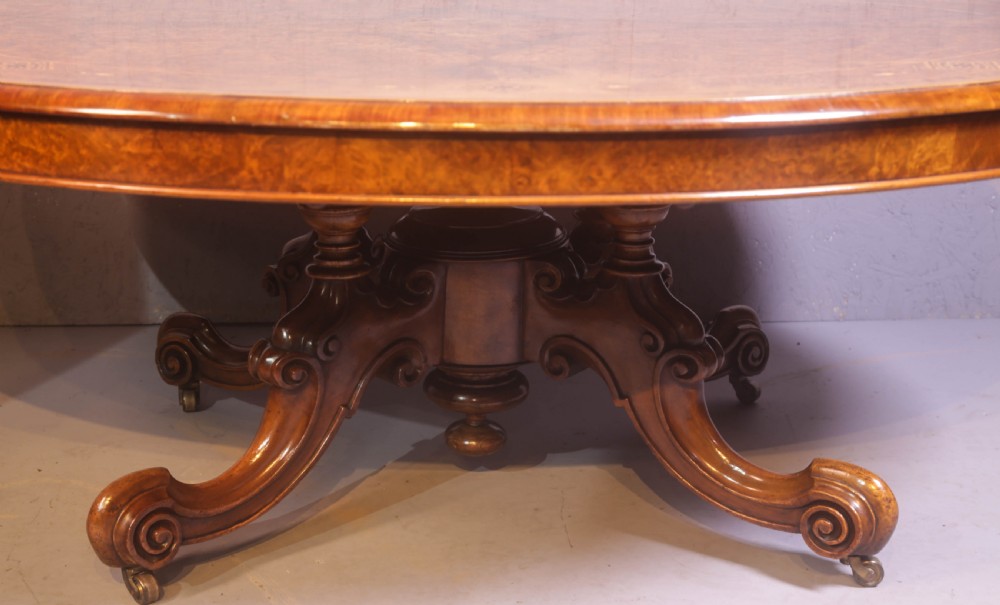 A burr Walnut Coffee Table  View V