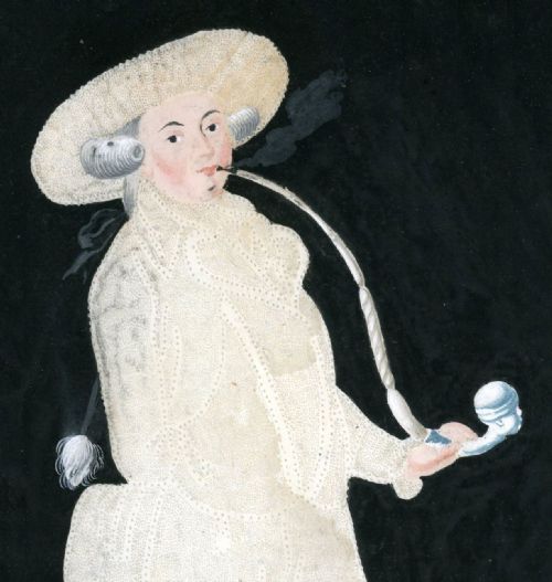 PAIR OF PINPRICK AND WATERCOLOUR PORTRAITS - ADDITIONAL PHOTO 4