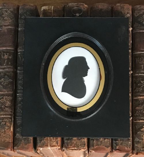 john miers silhouette of joseph lathbury aged 82 - CATEGORY: ANTIQUE ART - DATED 18TH CENTURY