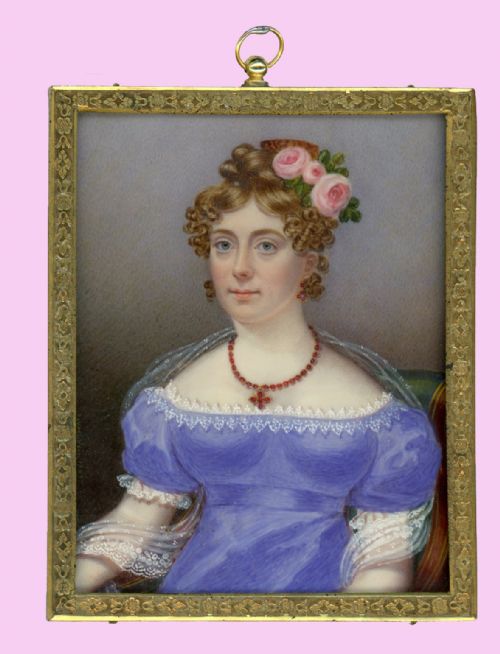 MINIATURE PORTRAIT BY WILLIAM HUDSON 1823 - ADDITIONAL PHOTO 3