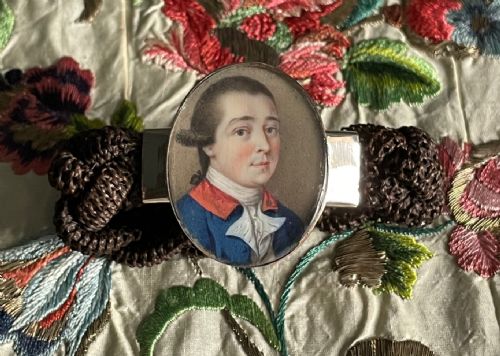 GEORGIAN PORTRAIT MINIATURE BRACELET - ADDITIONAL PHOTO 2