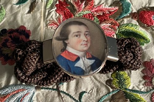 GEORGIAN PORTRAIT MINIATURE BRACELET - ADDITIONAL PHOTO 5